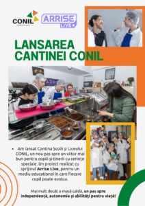 Asociatia CONIL a lansat o linie de autoservire pentru elevii cu cerinte educationale speciale.